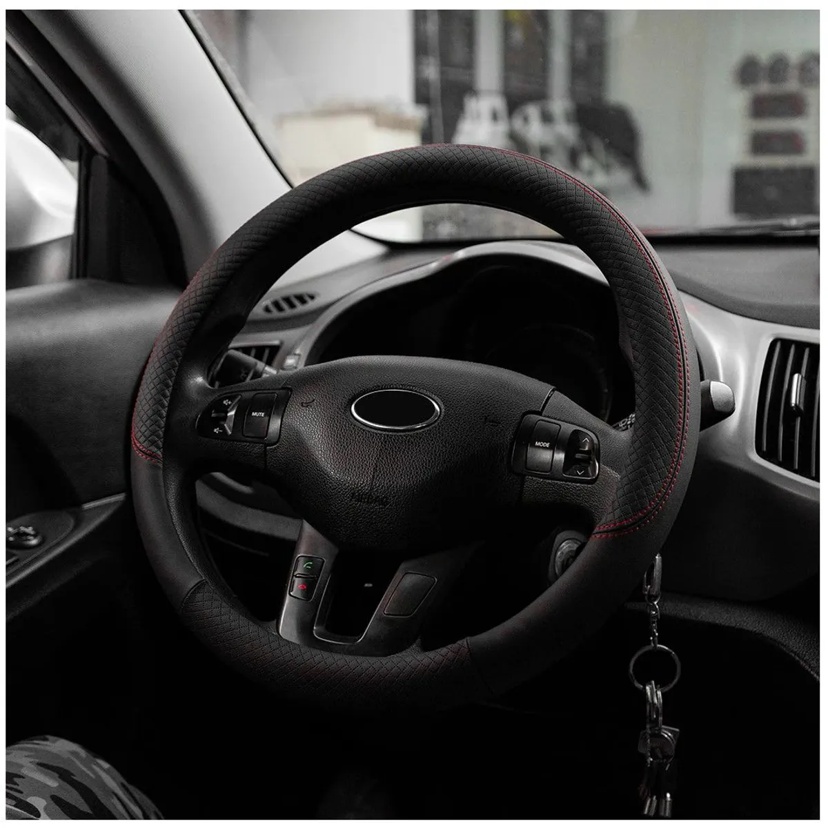 GENERICO - Forro De Timon Black Premiun Universal