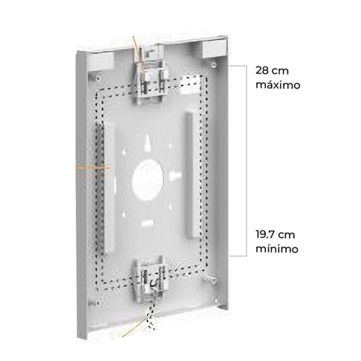 GENERICO - MONTECH-Soporte seguridad con Llave para Tablet iPad 97-11 Pulg