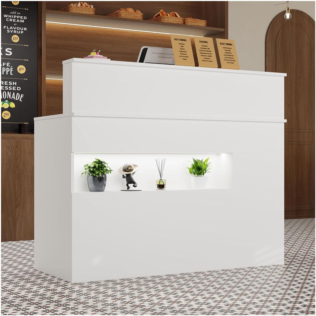 VENTITAS HOME - Counter para Recepción Brocksa Ventitas Home Blanco
