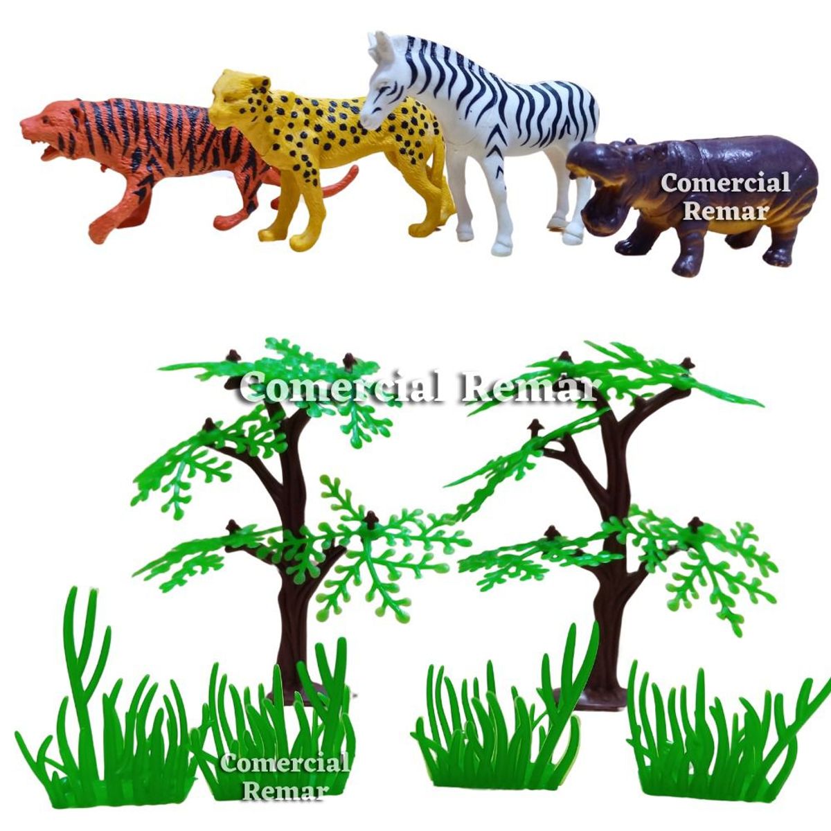 GENERICO - Set de Animales Salvajes con Accesorios