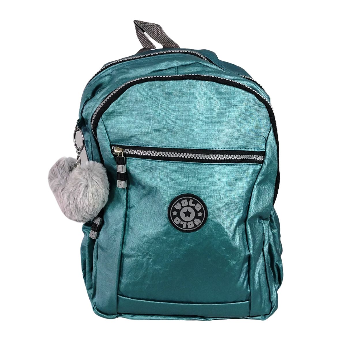 YOLO - Mochila Juvenil Con Pompom Yolo