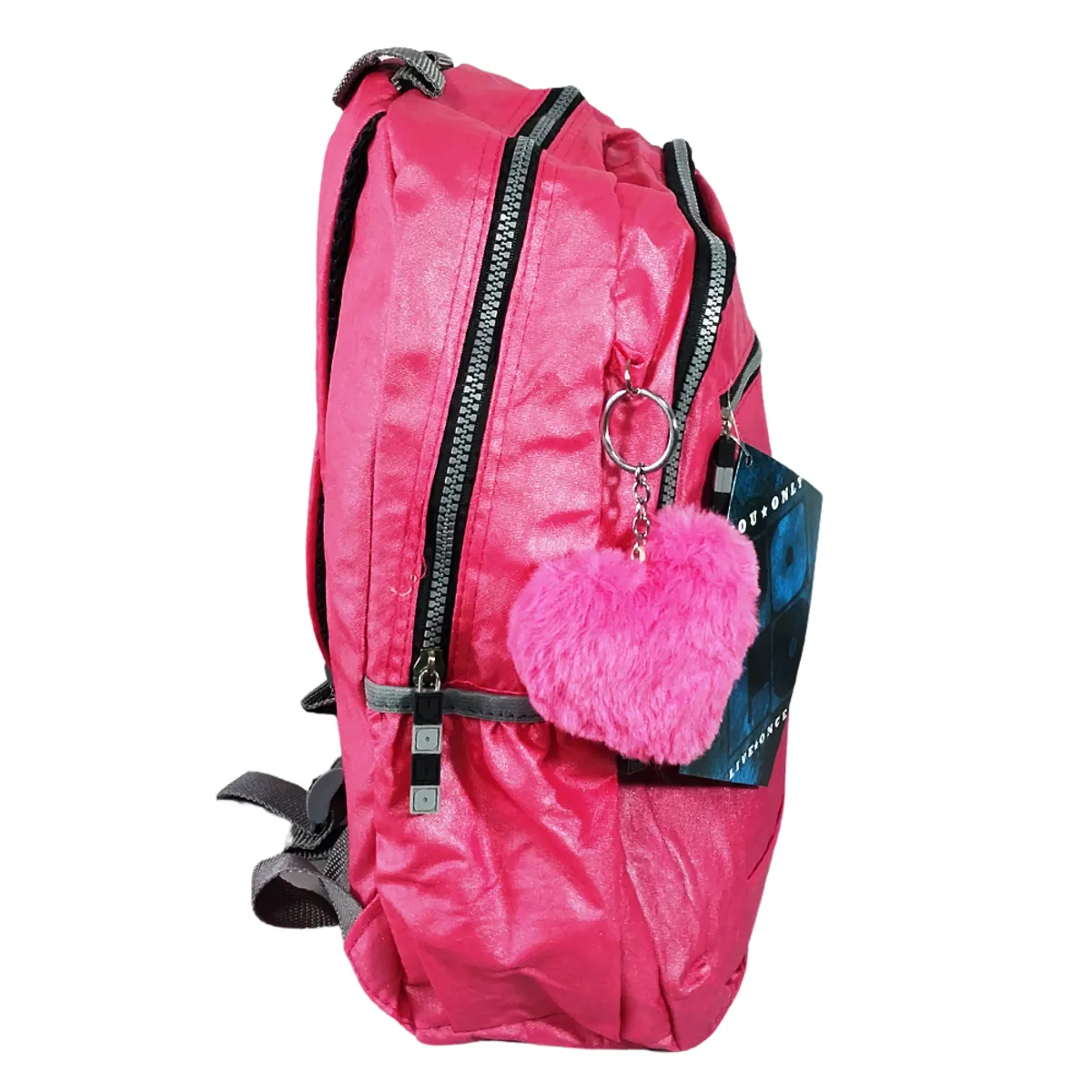 YOLO - Mochila Juvenil Con Pompom Yolo