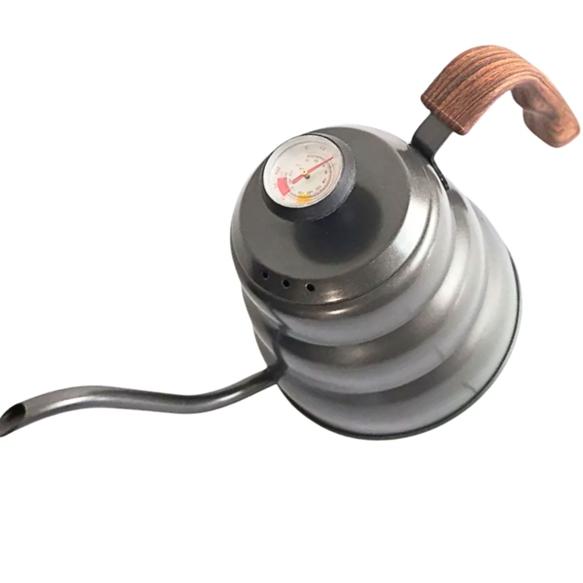 GENERICO - Tetera cuello de cisne 1 Lt con termómetro