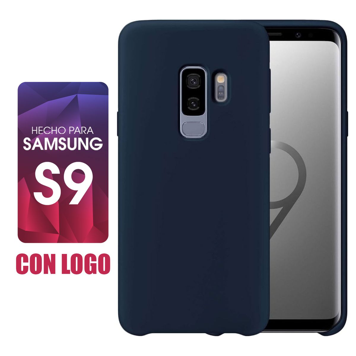 SAMSUNG - Silicone Case Para Samsung S9 Plus Azul