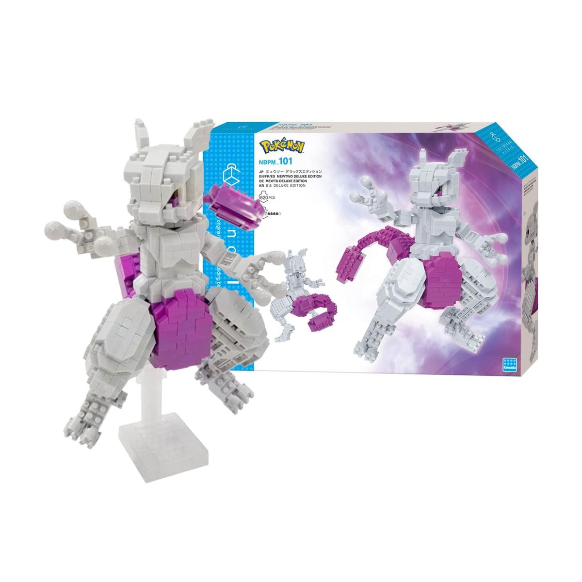 POKEMON - Pokemon Nanoblock Mewtwo 620 Piezas