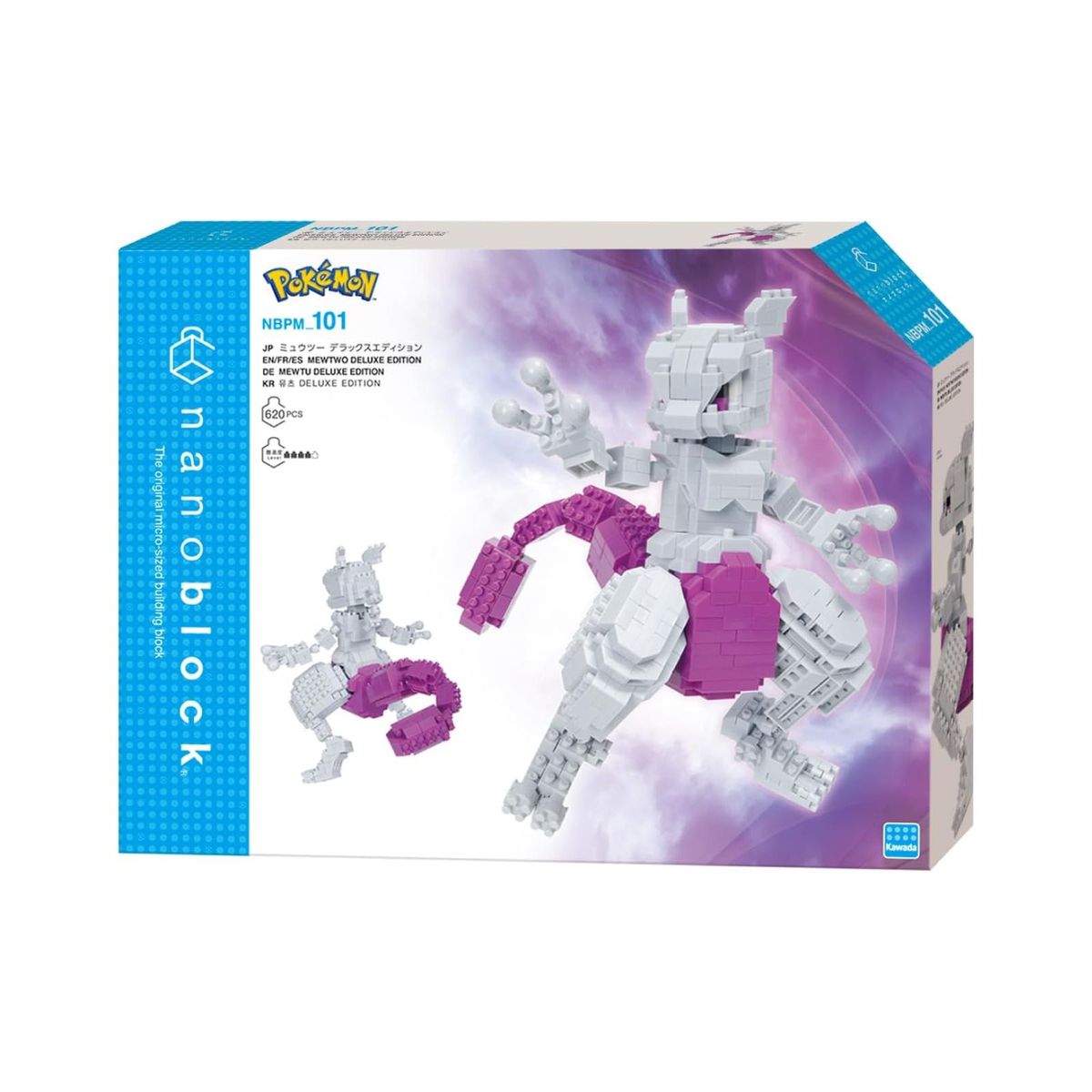 POKEMON - Pokemon Nanoblock Mewtwo 620 Piezas