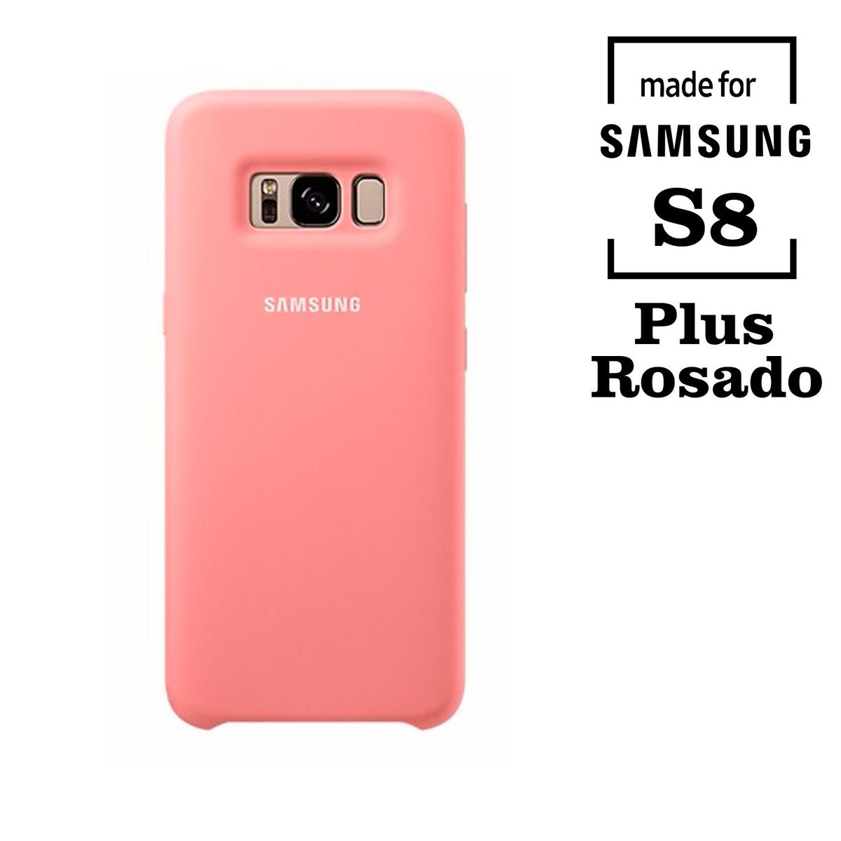 SAMSUNG - Silicone Case Para Samsung S8 Plus Rosado