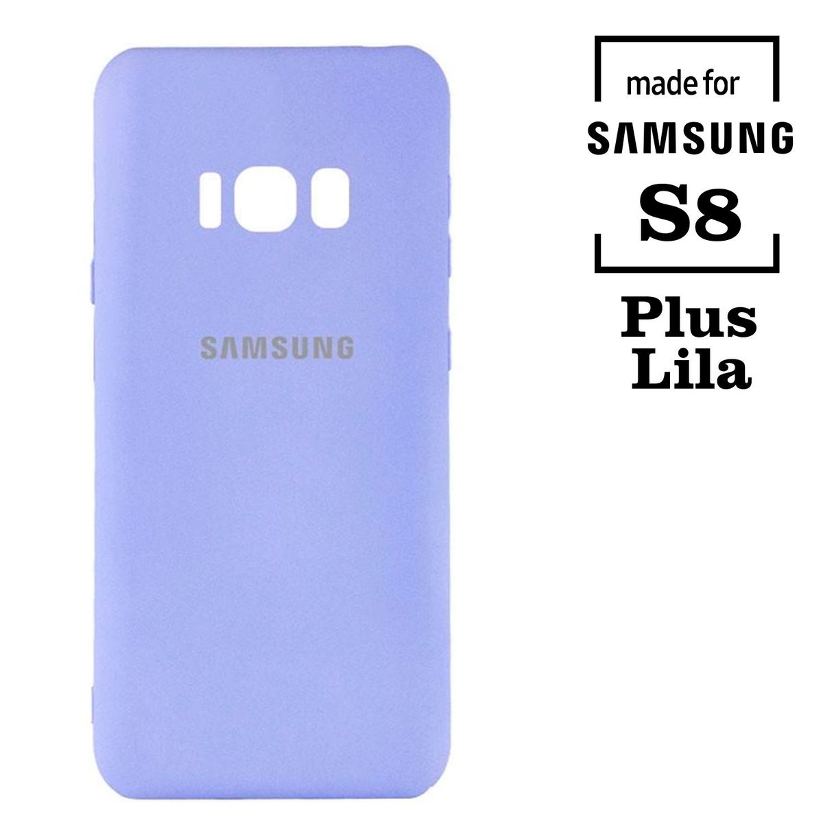 SAMSUNG - Silicone Case Para Samsung S8 Plus Lila