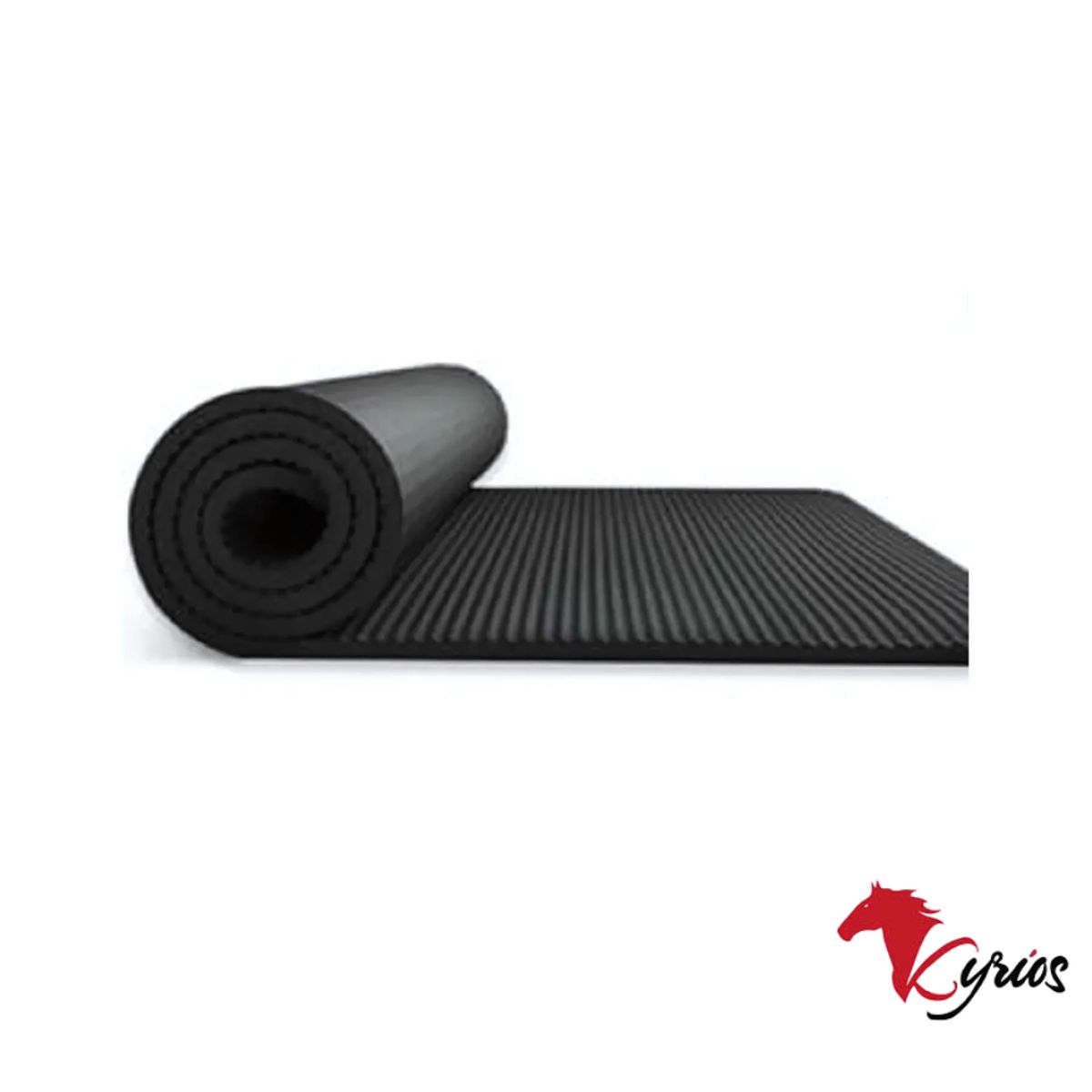 GENERICO - Mat de Yoga Fitness 15mm Color Negro