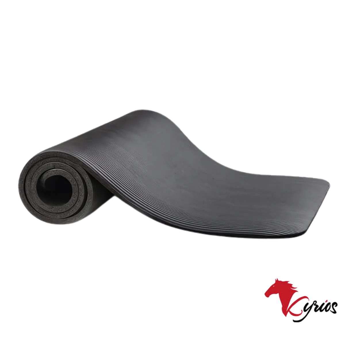 GENERICO - Mat de Yoga Fitness 15mm Color Negro