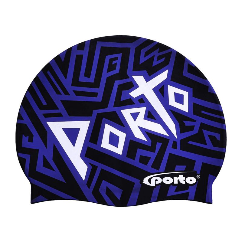 PORTO - GORRO PARA NATACIÓN PORTO DISEÑO SILICONA AZUL POR-460-27