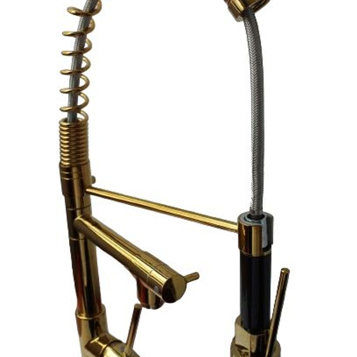 GENERICO - Mezcladora de Cocina Alta - Negro y Oro amarillo brillante