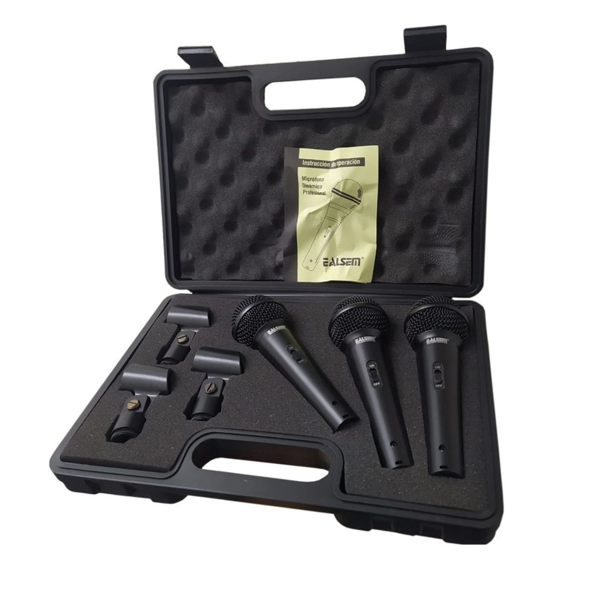 EALSEN - Microfonos dinamicos Set de 3 unidades Ealsen