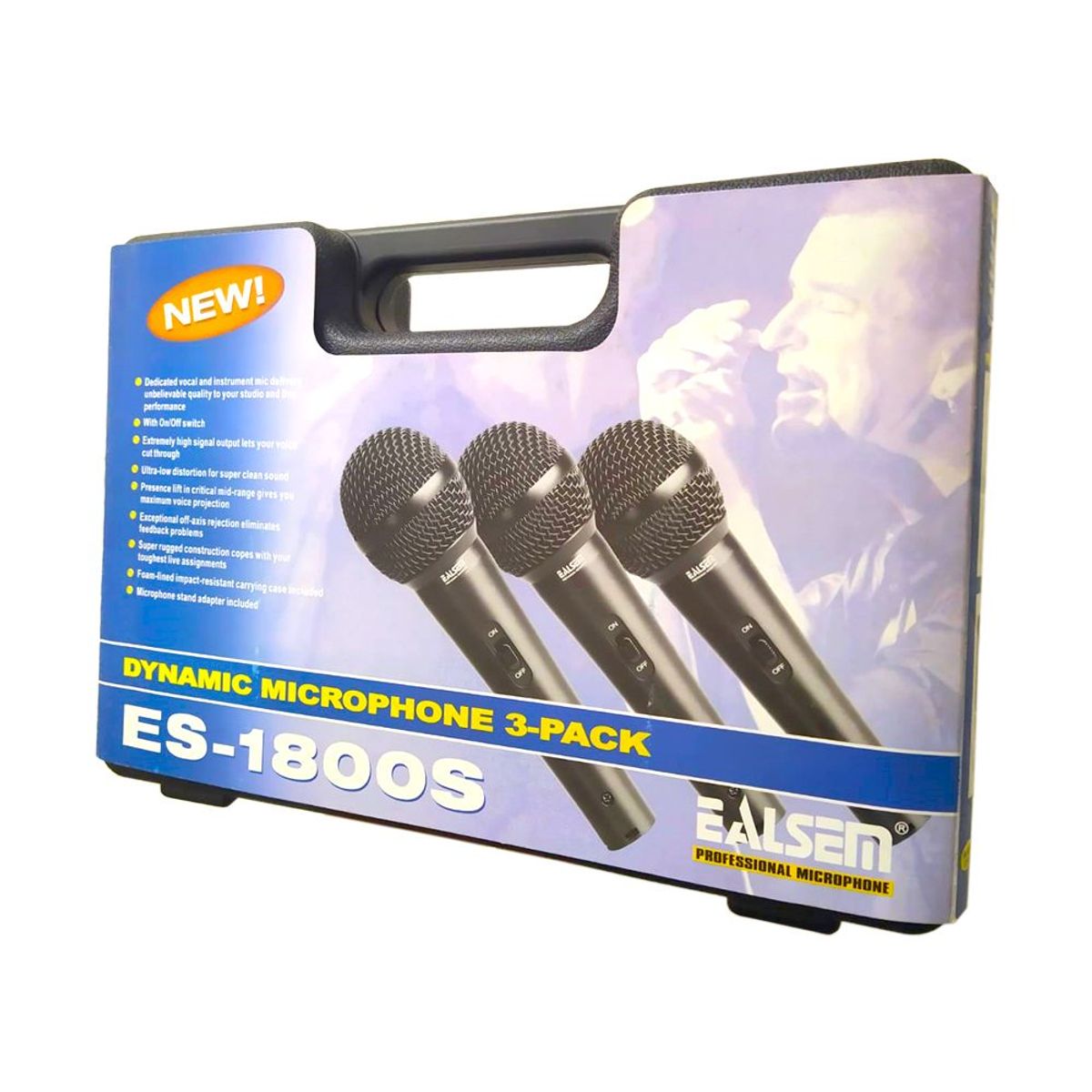 EALSEN - Microfonos dinamicos Set de 3 unidades Ealsen