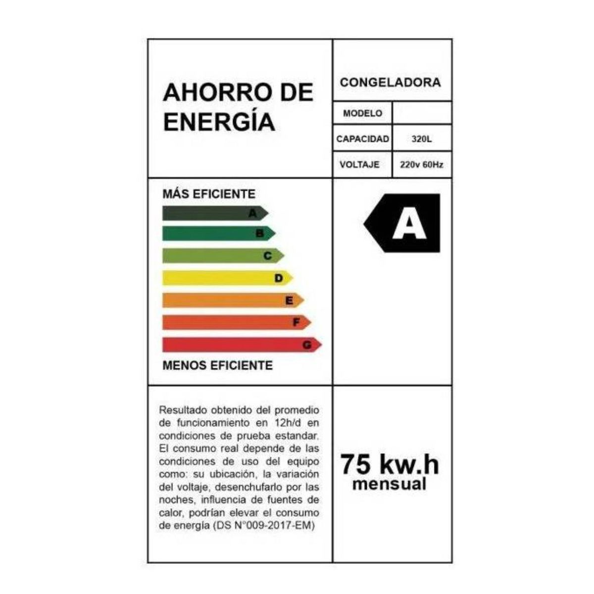 ILUMI - Congelador Ilumi TFI-3400WH 340L con Tina de Acero Inoxidable Blanco
