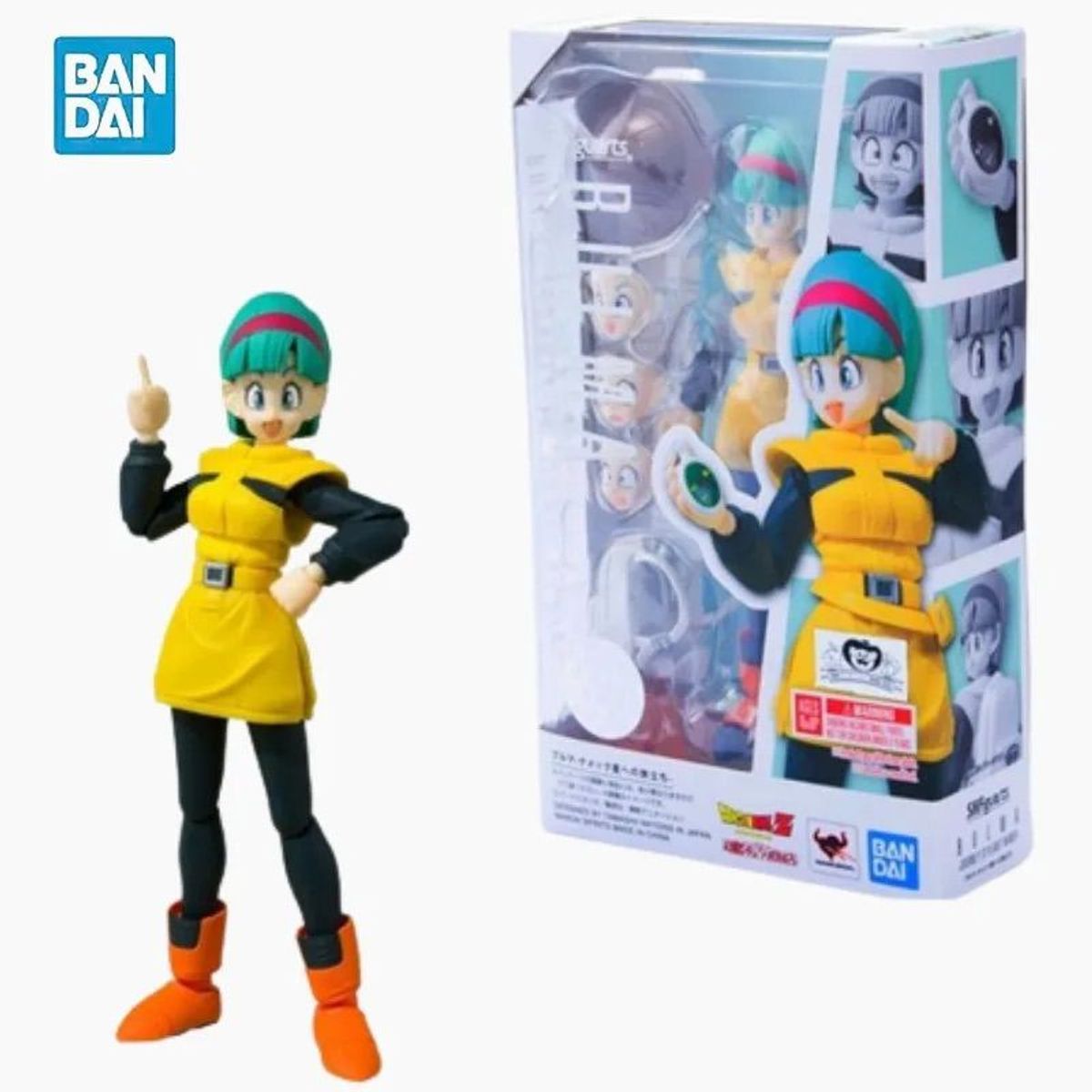 BANDAI - Dragon Ball Z SH Figuarts Bulma Journey to Planet Namek