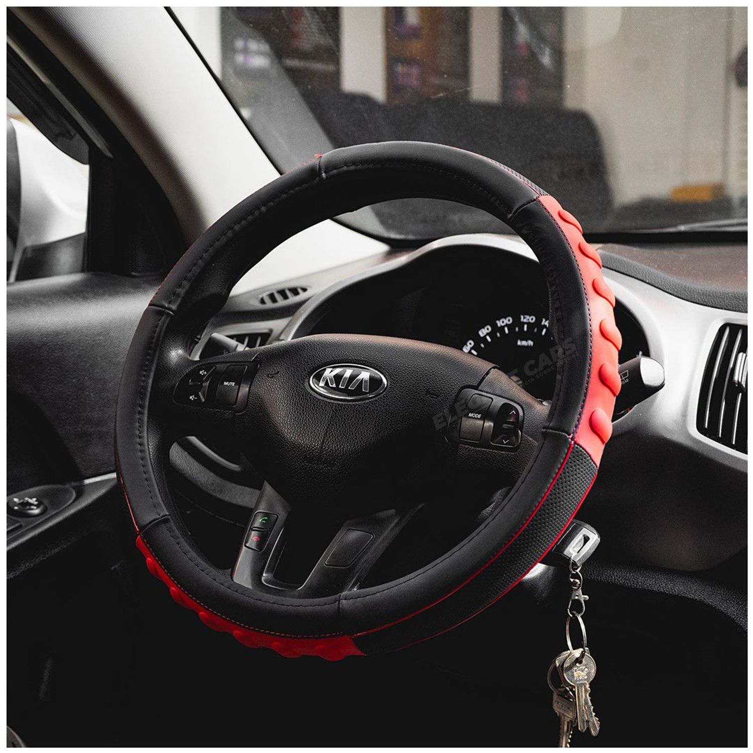 Forro De Timon Antideslizantes Protectora Cuero Microfibra