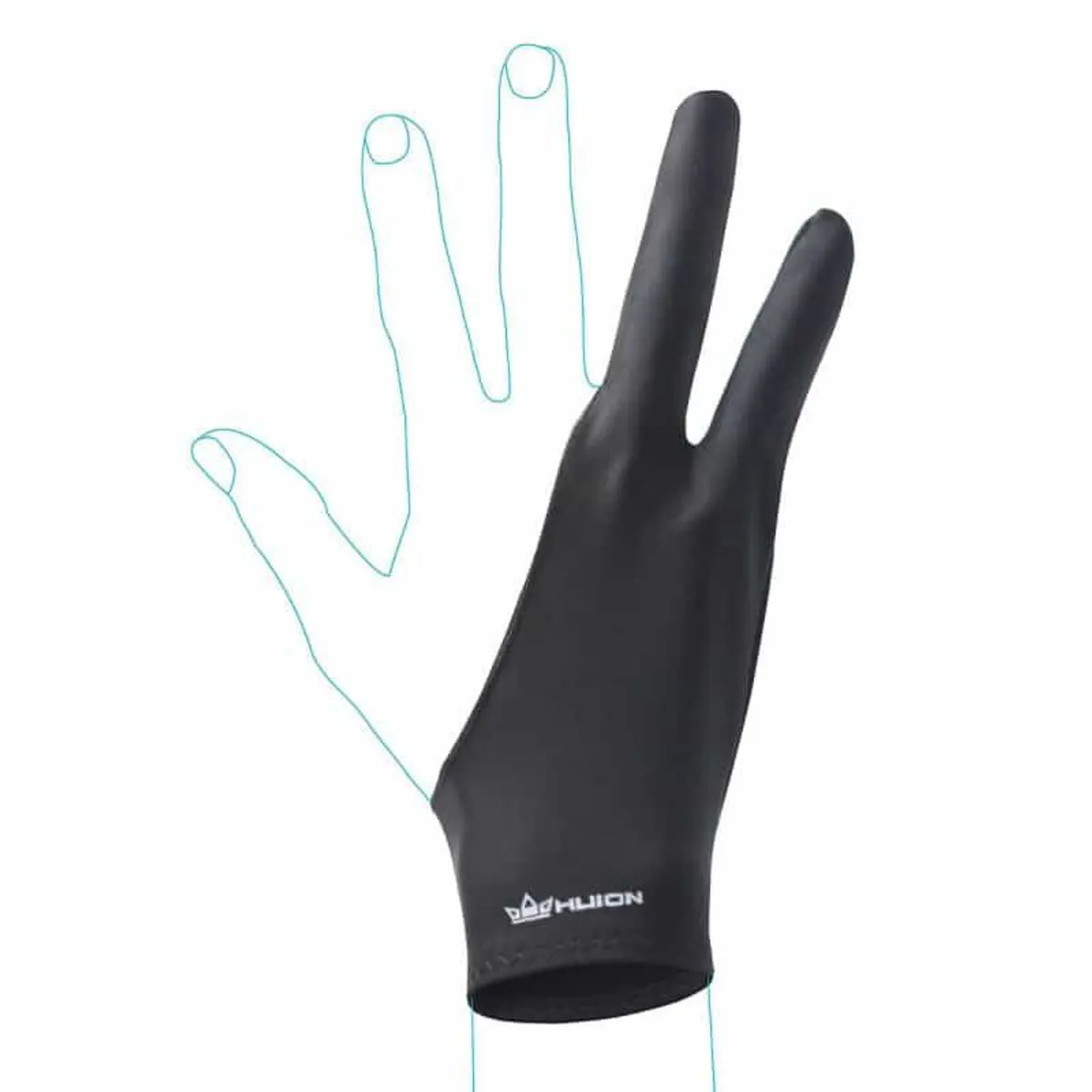 HUION - Guantes Para Dibujo Diseño Antiincrustante huion