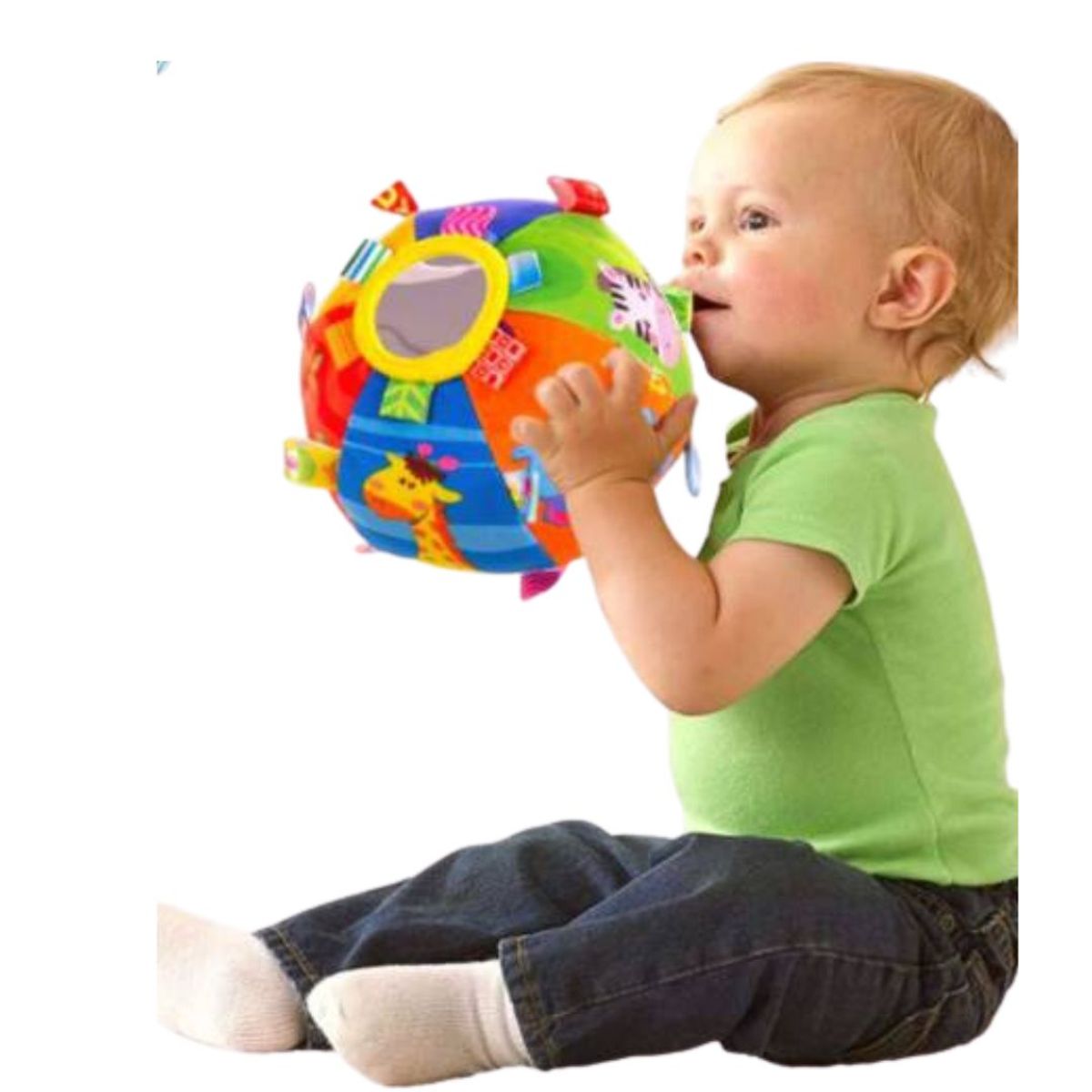 GENERICO - Pack de Peluches sensoriales libro pelota