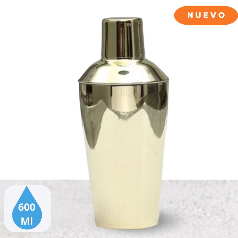 ICHIMATSU - Coctelera Lyor Dorada de 600 Ml