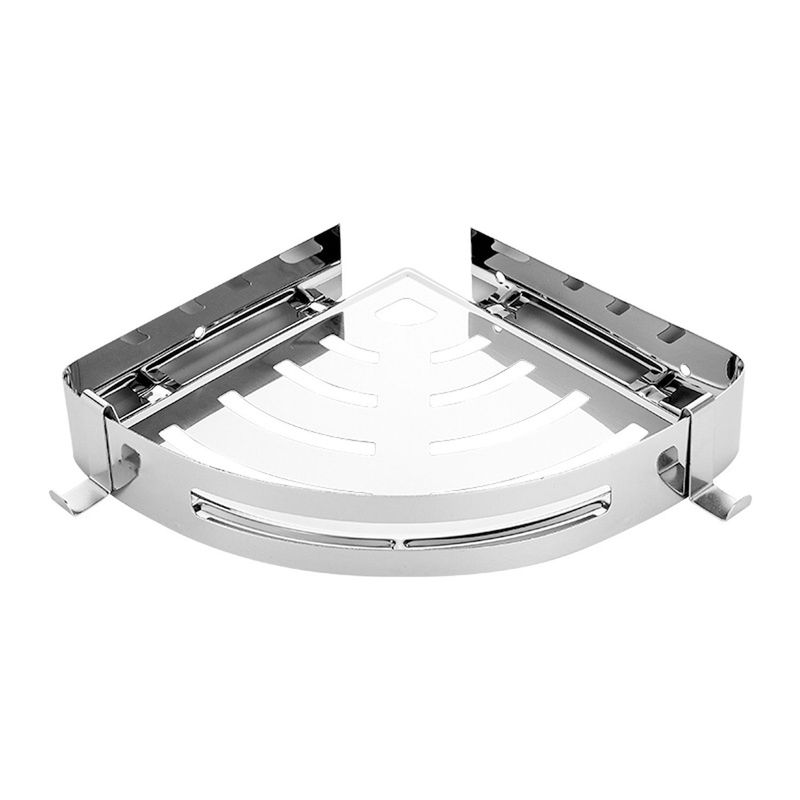 DENISASAA - Organizador De Ducha Cocina Repisa Acero Inox Adhesivo-Plata