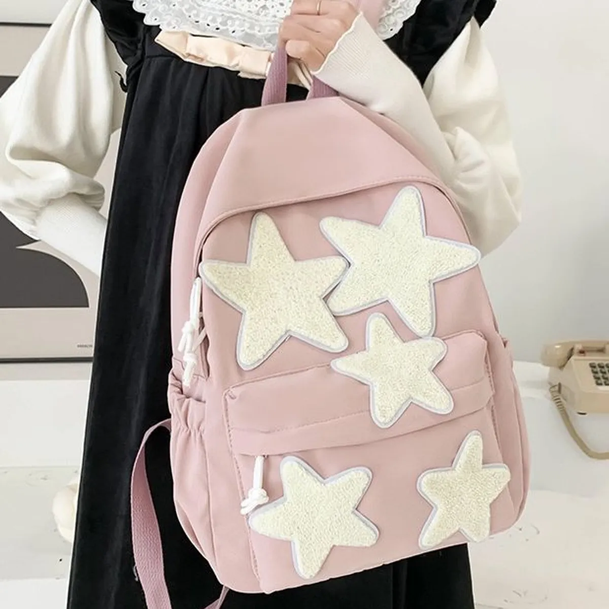 GENERICO - MOCHILA INFANTIL CON DISEÑO ESTRELLA