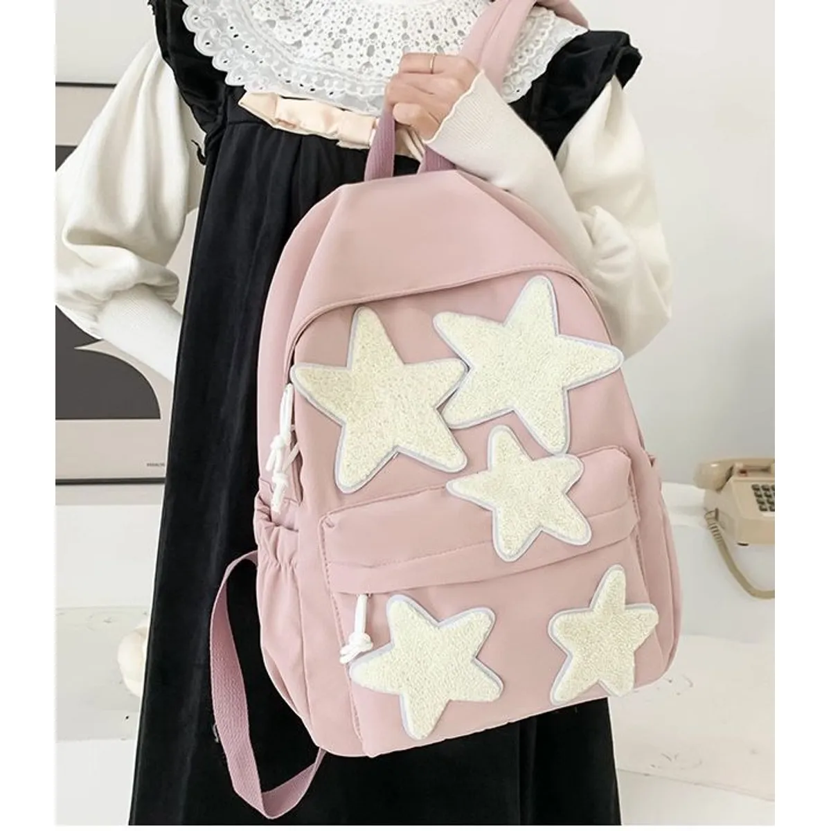 GENERICO - MOCHILA INFANTIL CON DISEÑO ESTRELLA