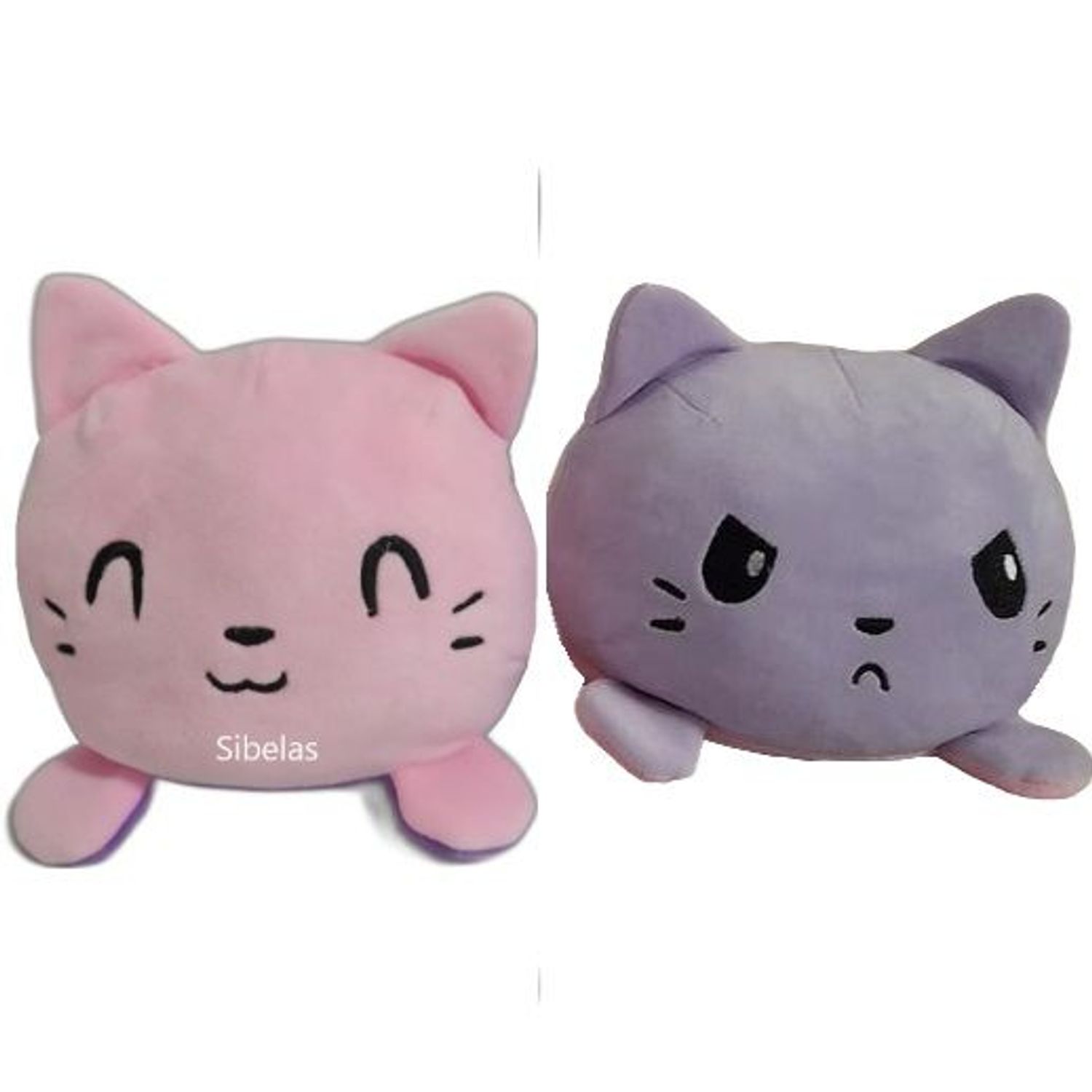 Reversible Cat Plush Gatito De Peluche Reversible Gatito