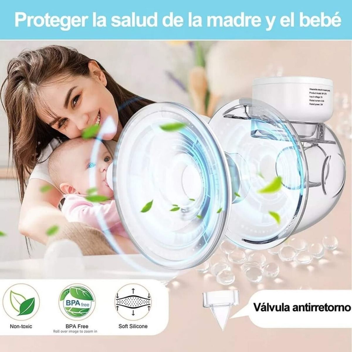GENERICO - Extractor de leche materna manos libres