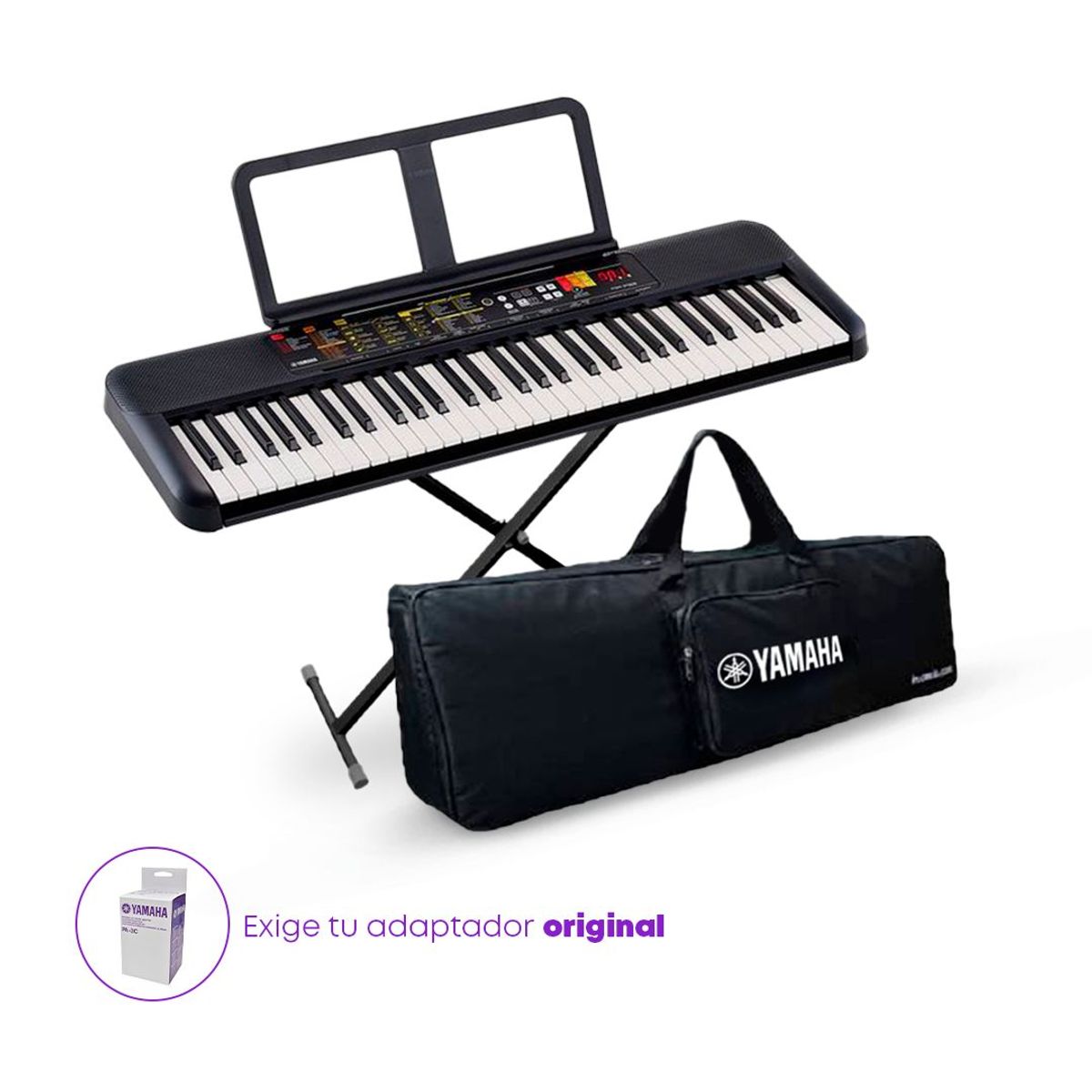 YAMAHA - TECLADO PSR-F52 PACK PORTATIL