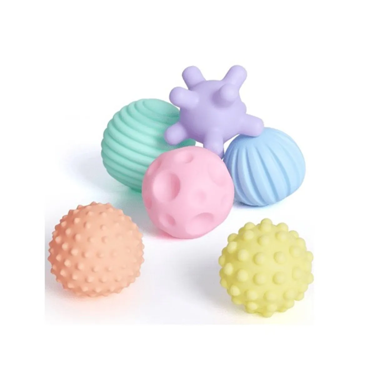 GENERICO - Pelotas sensoriales - Pack 6 Und Bolsa