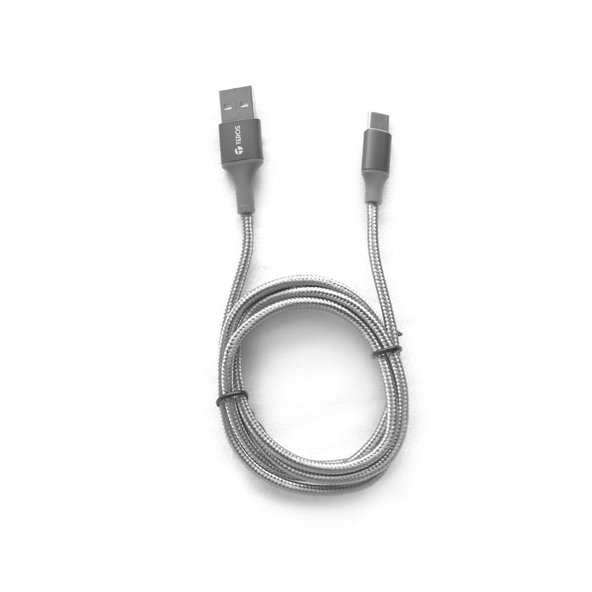 TEROS - Cable USB Tipo C Teros 60W Gris