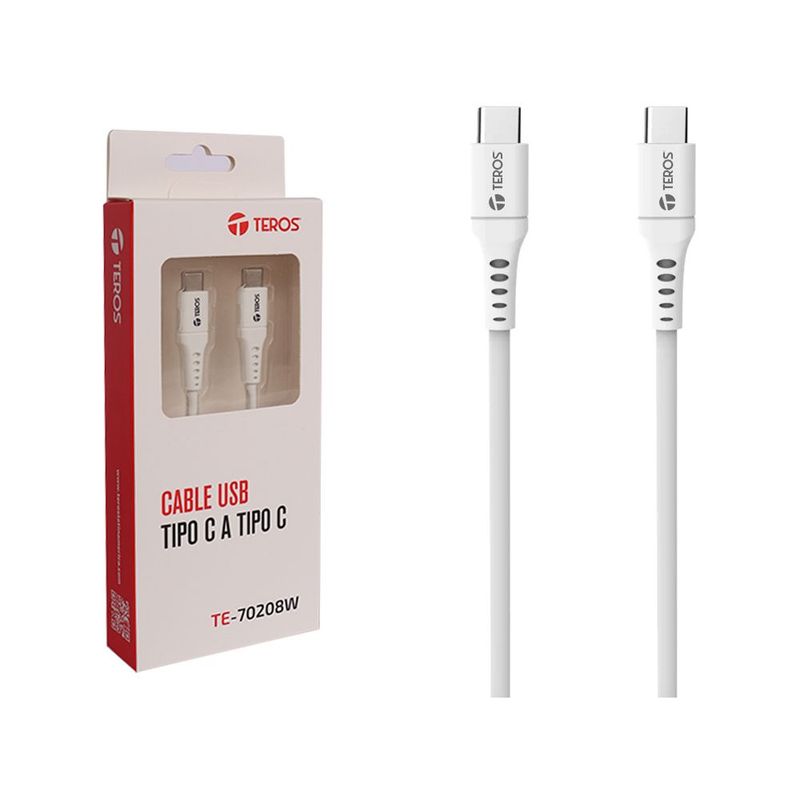 TEROS - Cable USB Tipo C Teros 100W