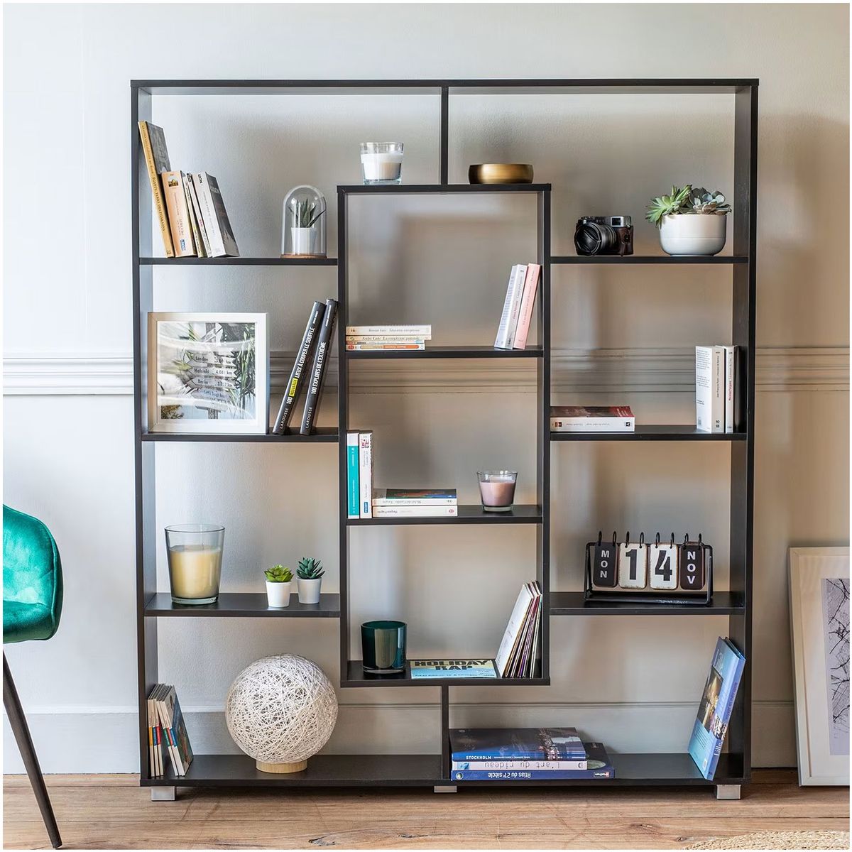 VENTITAS HOME - Librero XL Mirage Ventitas Home Negro