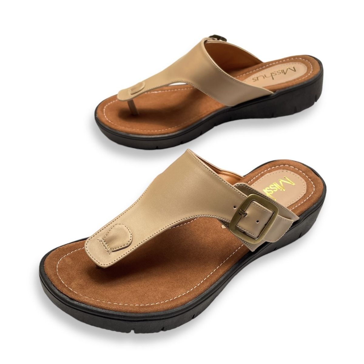 GENERICO - Sandalias Mujer Misshus Ariel beige