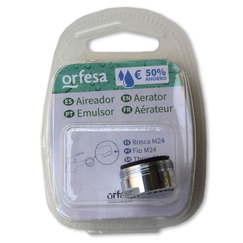 ORFESA - AIREADOR ROMPECHORRO AHORRADOR 50% DE AGUA ORFESA M24 EN BLISTER