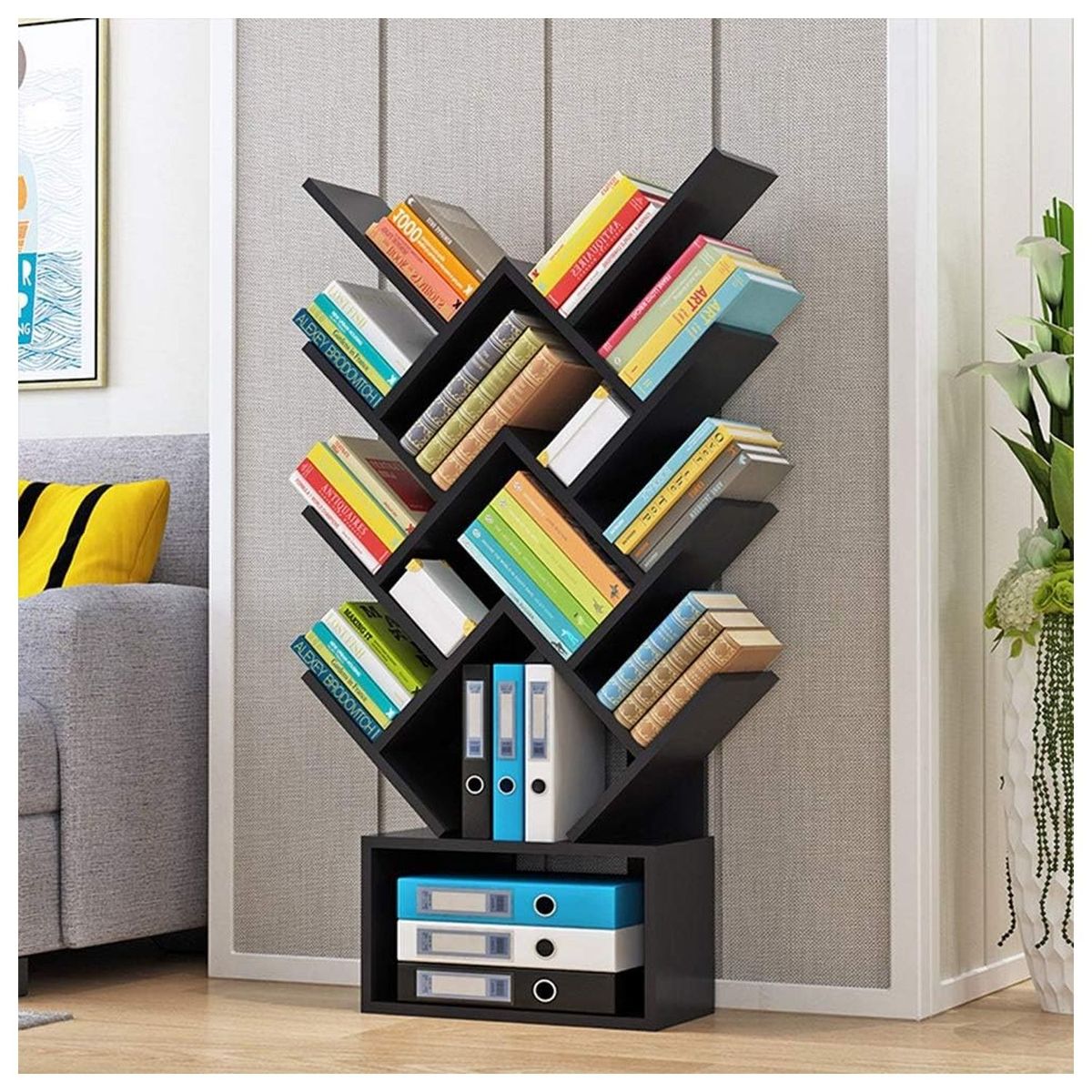 VENTITAS HOME - Librero Árbol Kleo Ventitas Home Negro