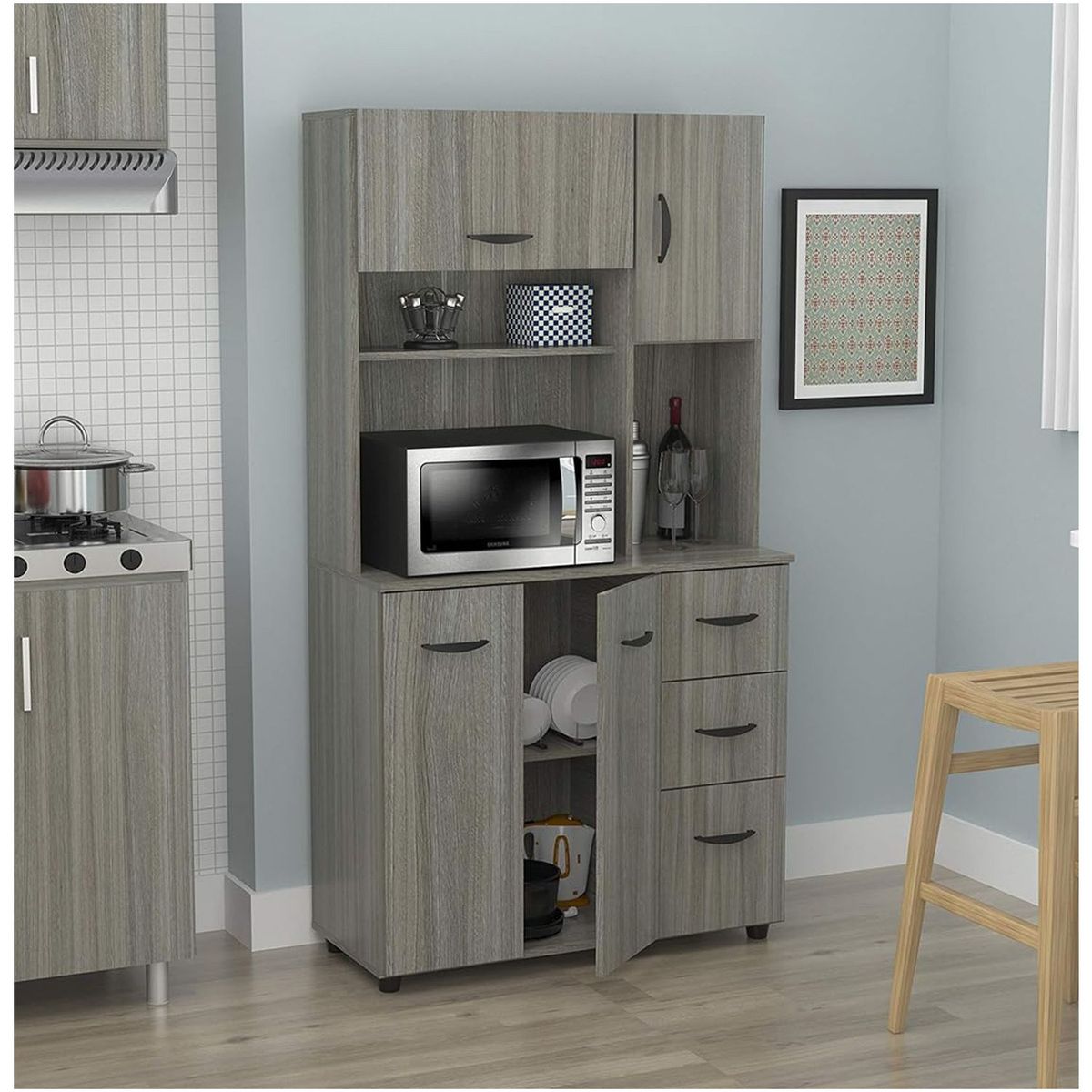 VENTITAS HOME - Repostero de Cocina Fustiar Ventitas Home Olivo