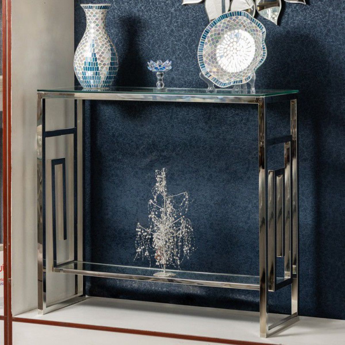 GENERICO - Recibidor consola de acero 100x30x93 alt