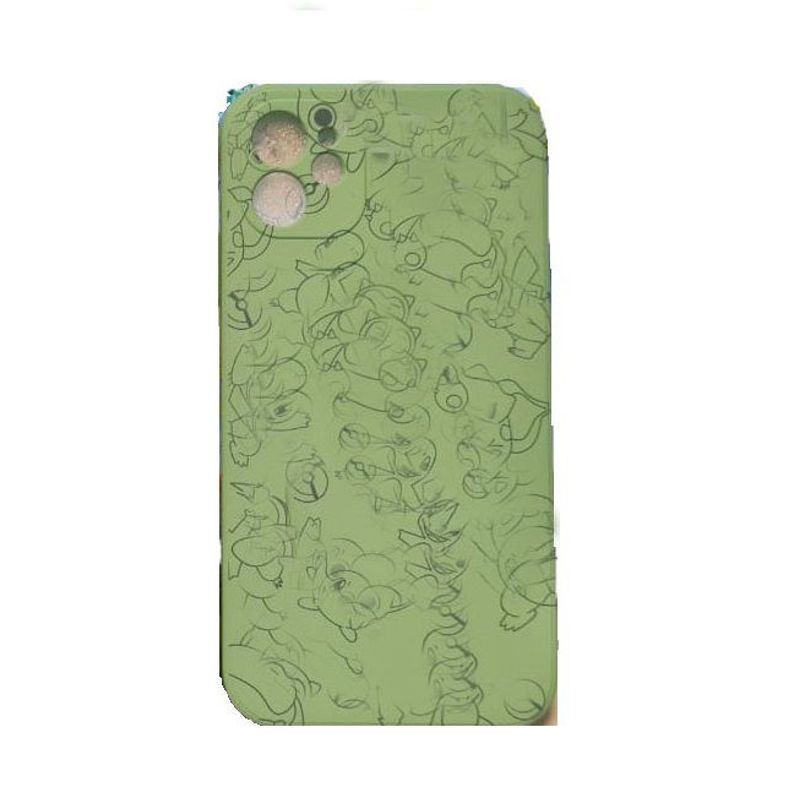 GENERICO - Funda Silicona Liquida para iPhone 11 Diseño Pok Squi...