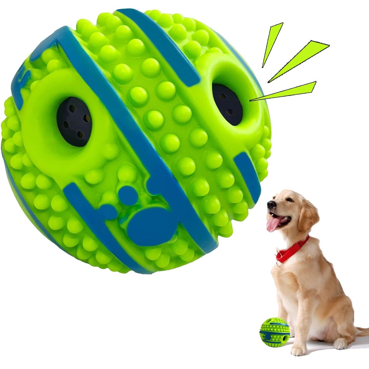 GENERICO - Pelota De Sonido Para Perro Con Textura D14cm