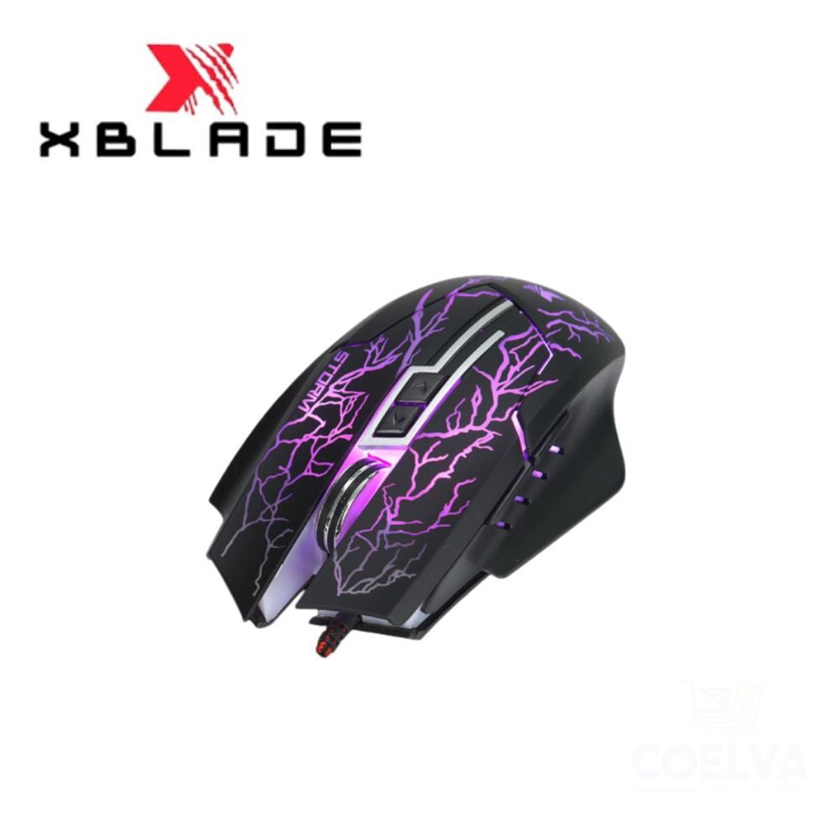 XBLADE - Mouse Gamer XBLADE Storm GXB-MO328 Alámbrico e Iluminación Multicolor