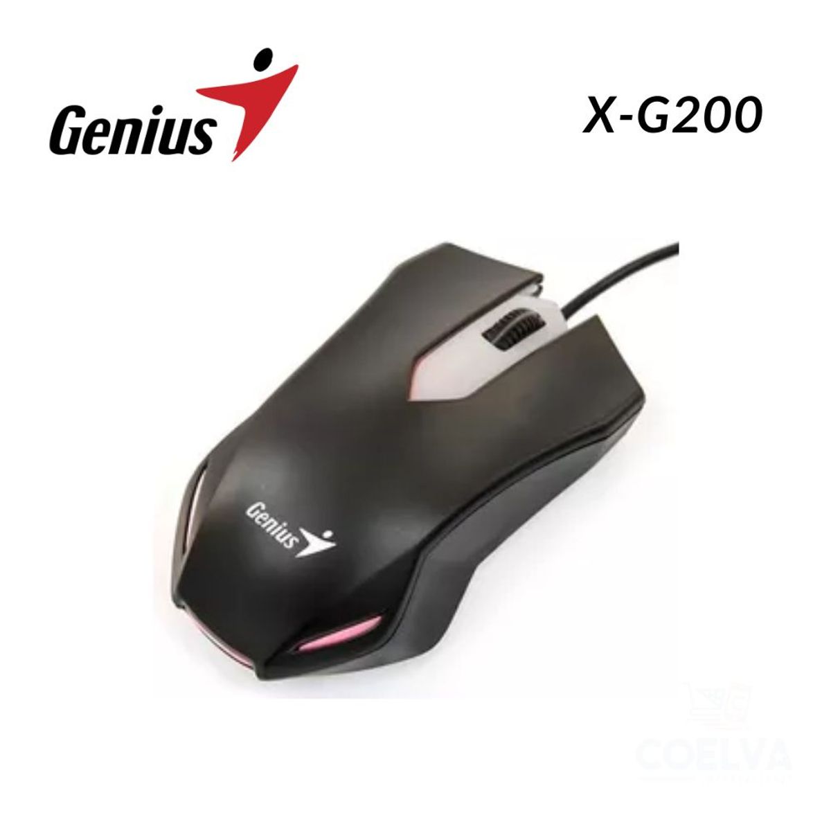 GENIUS - Mouse Alámbrico Genius X-G200 de 1000 DPI Conector USB - Negro