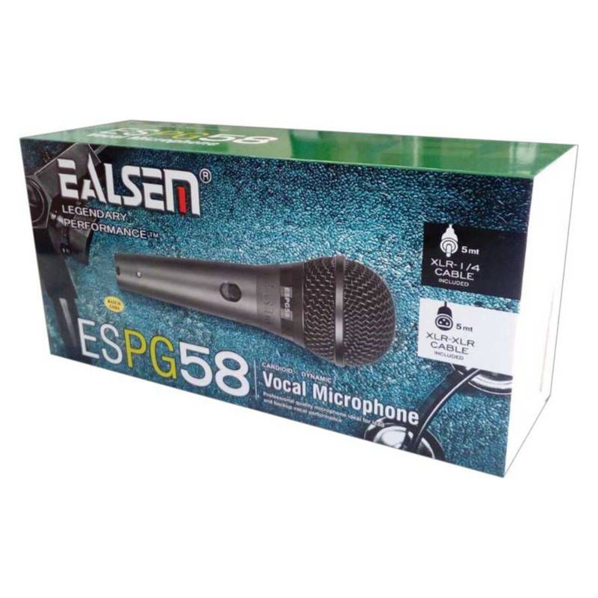 EALSEN - Microfono Ealsem Dinamico con cable de 5 mts ESPG58