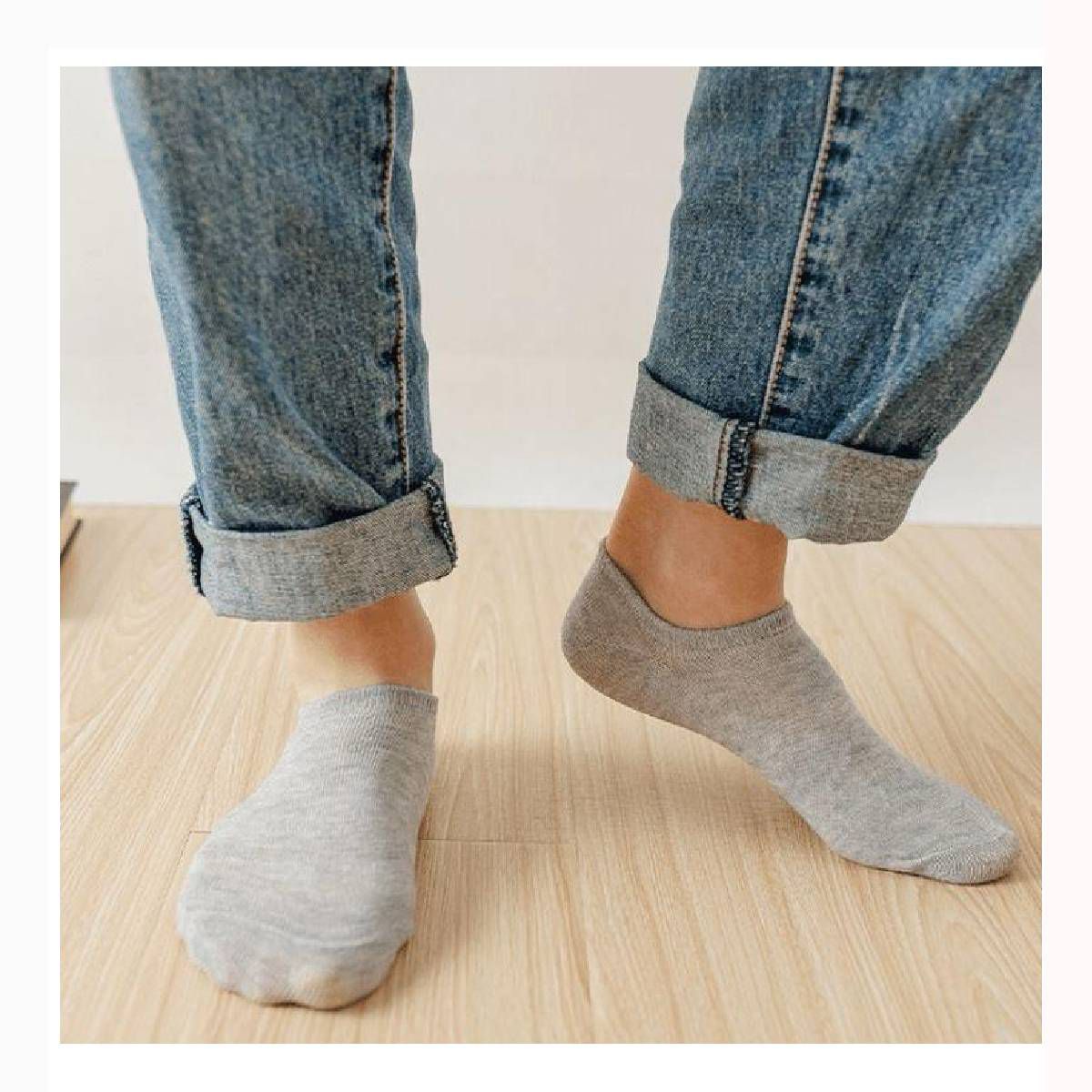 RYBIU IMPORT - Pack X3 Medias Taloneras Suaves Hombre RYBIU