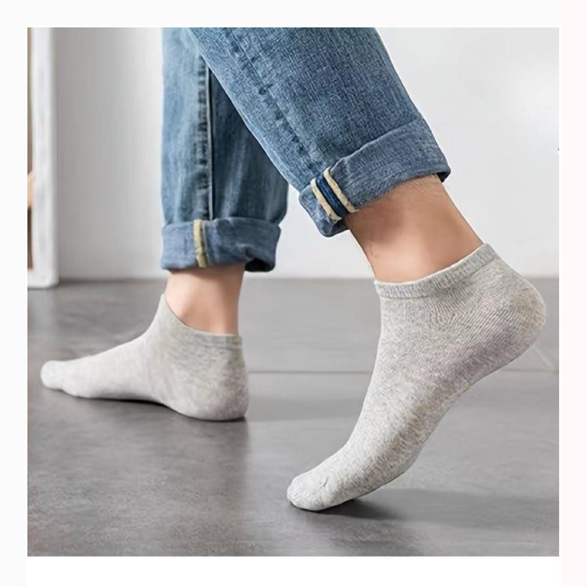 RYBIU IMPORT - Medias Taloneras Casuales Hombre Rybiu Pack 3