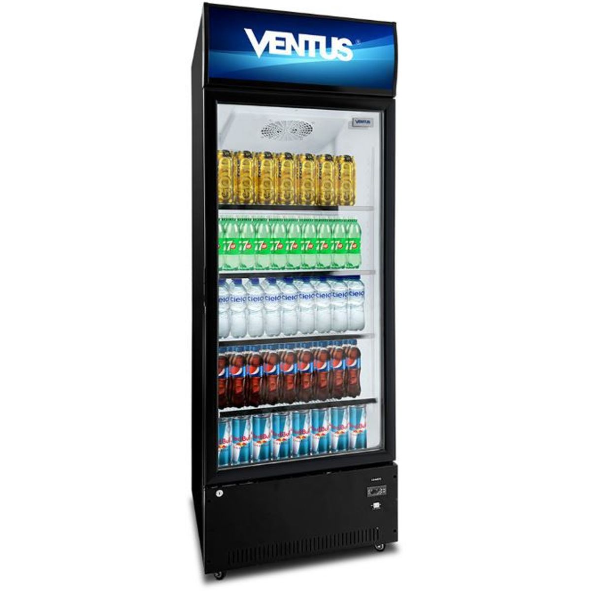 VENTUS - Visicooler Ventus 1 puerta vidrio 440lts LG-440TC