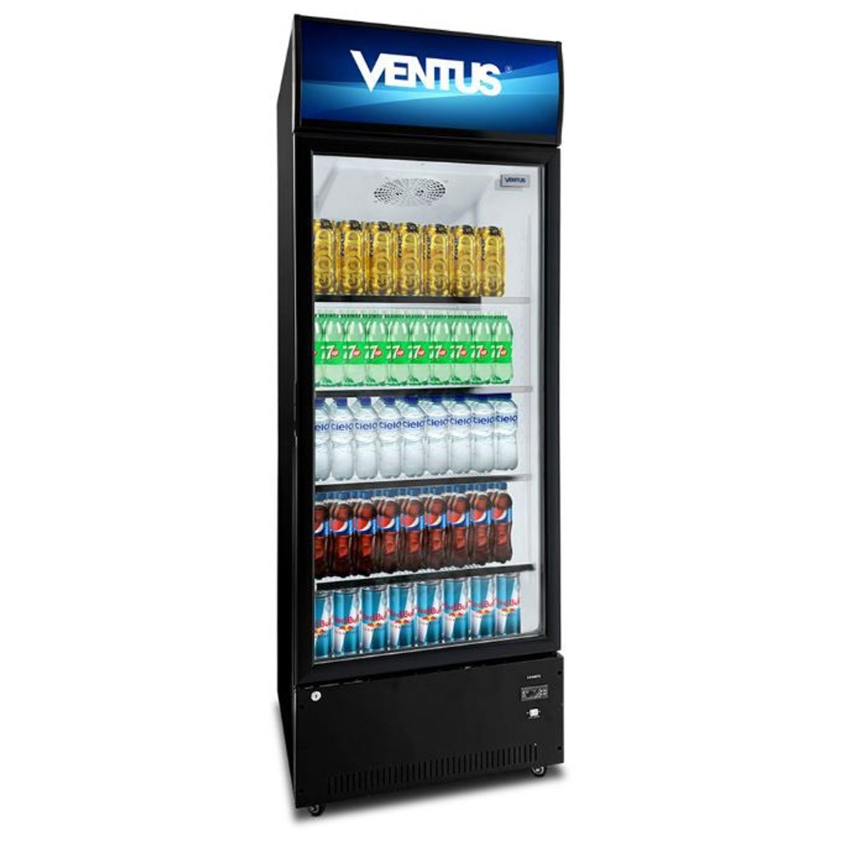 VENTUS - Visicooler Ventus 1 puerta vidrio 440lts LG-440TC