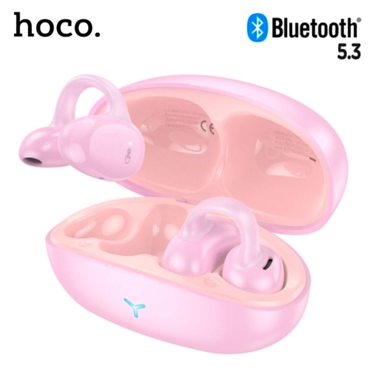HOCO - Audifonos Bluetooth Inalambrico Hoco EW57 Rosado Auriculares EarClip