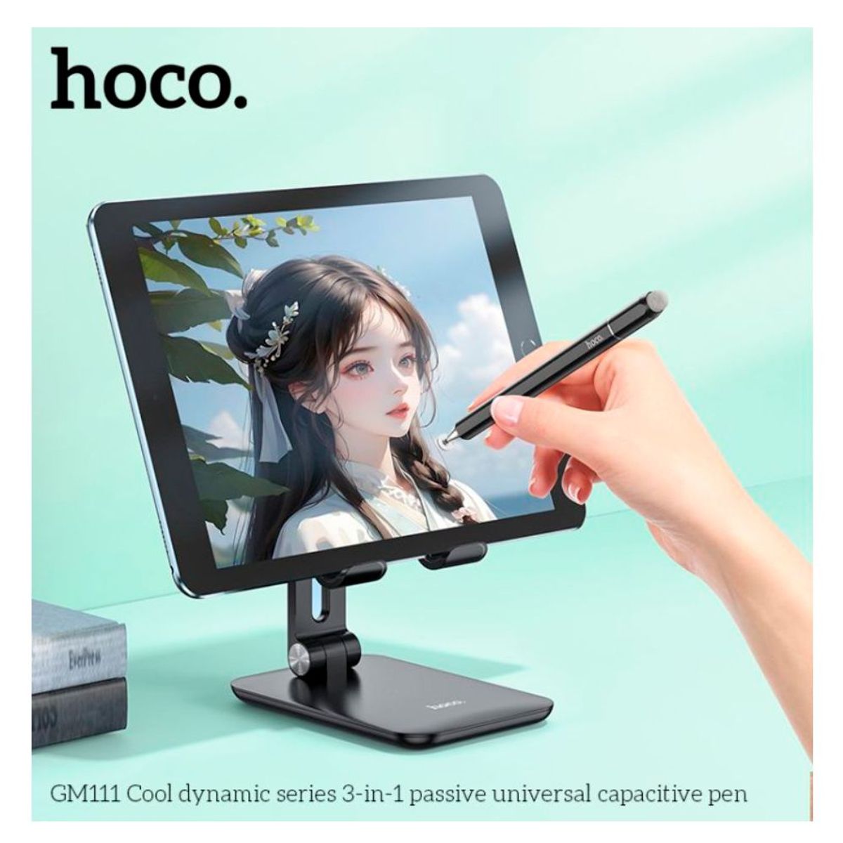 HOCO - Lápiz Digital Tactil Optico Pen Touch 3 en 1 Hoco GM111 Para Tablet